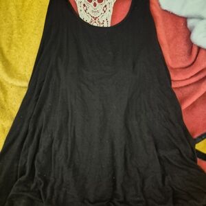 Hot Topic Black Backless Blouse